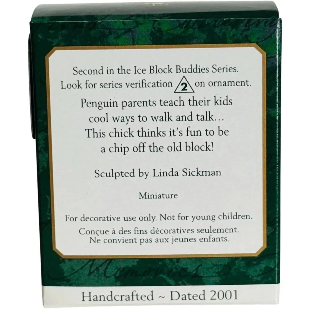 2001 Ice Block Buddies Hallmark Ornament (Ice Block Buddies) QXM5295