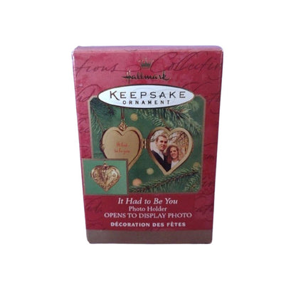 2001 It Had to be You Hallmark Ornament (Photo Holder) QX2815