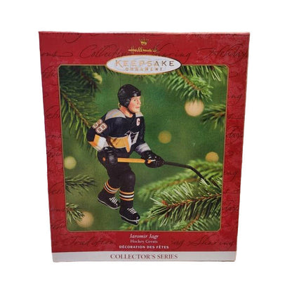 2001 Jaromir Jagr Hallmark Ornament (Hockey Greats) QXI6852