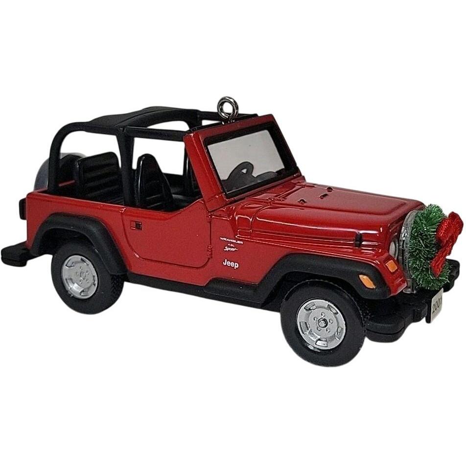2001 Jeep Wrangler Sport 4.0 L Hallmark Ornament (60th Anniversary) QXI6362