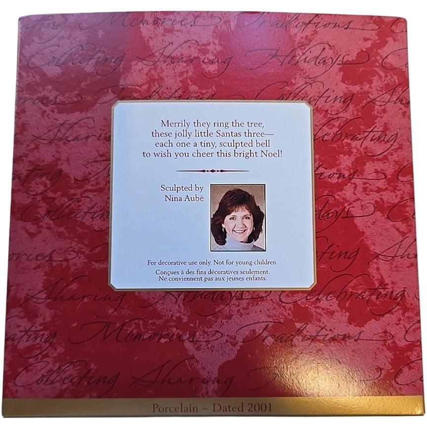 2001 Jolly Santa Bells Hallmark Ornament (Bells) QX8915
