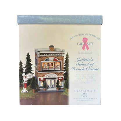 2001 Juliette’s School of French Cuisine – The Original Snow Village Department 56 #55063 Image2