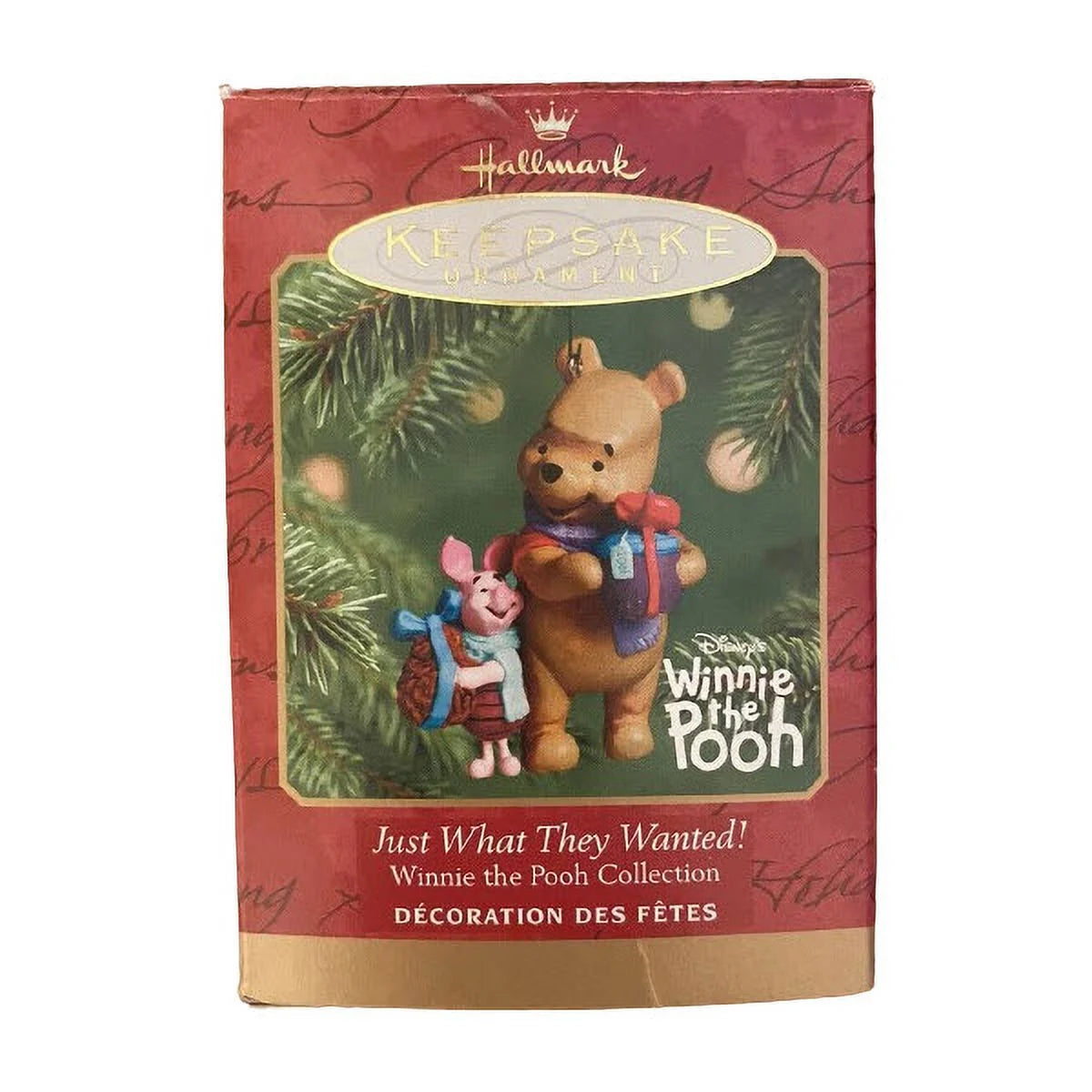 2001 Just What They Wanted! Hallmark Ornament (Winnie The Pooh) QXD4142