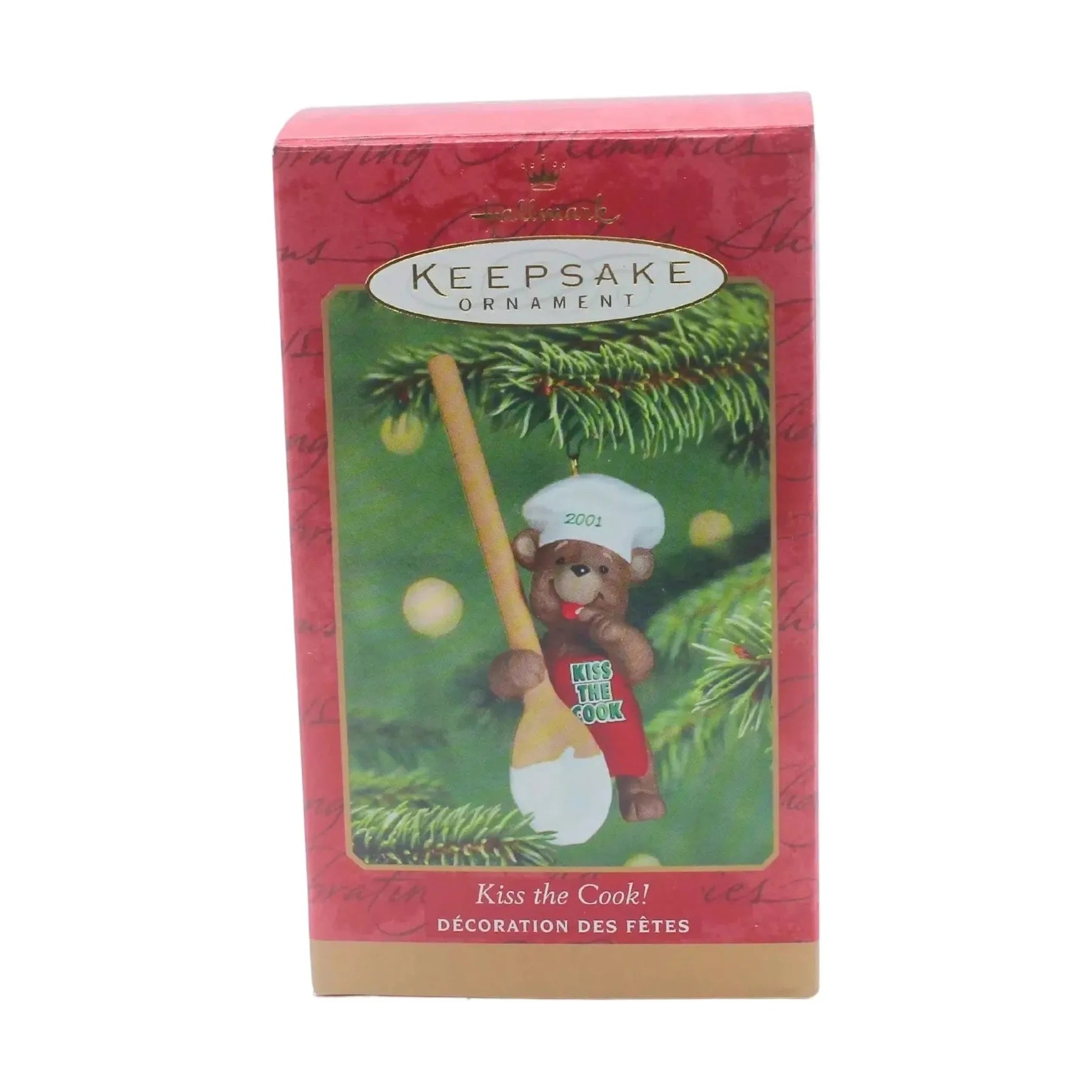2001 Kiss the Cook! Hallmark Ornament (Bear) QX2852 Image2
