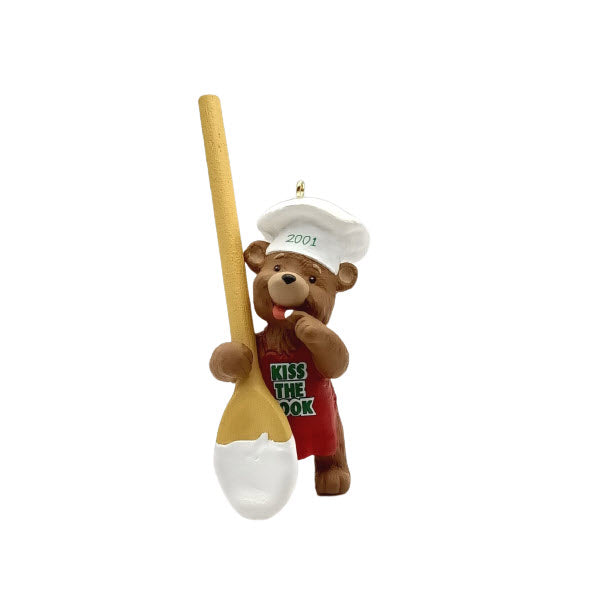 2001 Kiss the Cook! Hallmark Ornament (Bear) QX2852