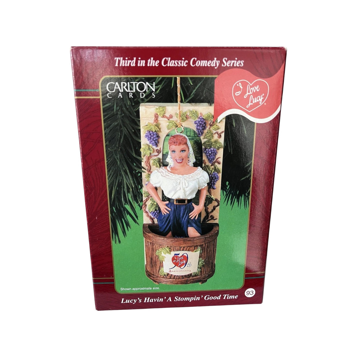 2001 Lucy's HAvin' A Stompin' Good Time Carlton Cards Ornaments (I Love Lucy) CXOR-066E Image2