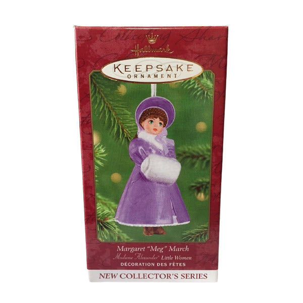 2001 Margaret "Meg" March Hallmark Ornament (Madame Alexander Little Women) QX6315