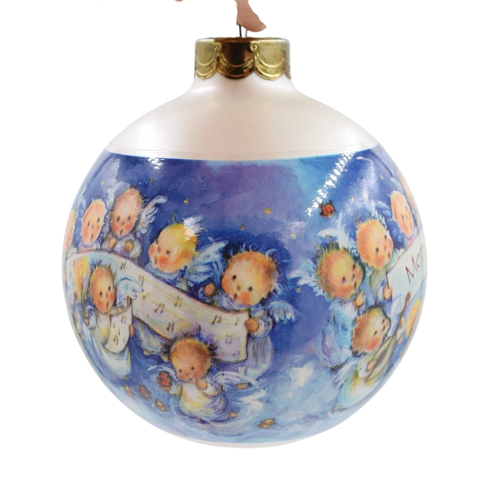 2001 Mary Hamilton Angel Chorus Hallmark Ornament (Ball) QX2232