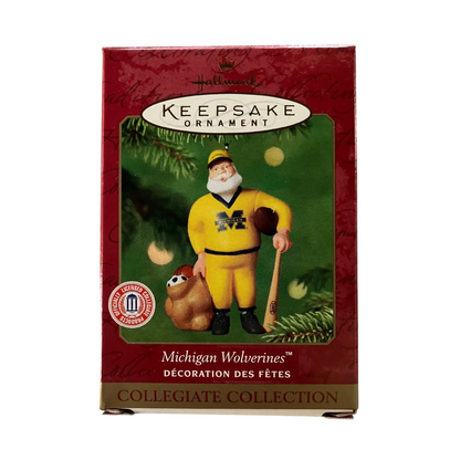 2001 Michigan Wolverines Hallmark Ornament (College Sports) QSR2142