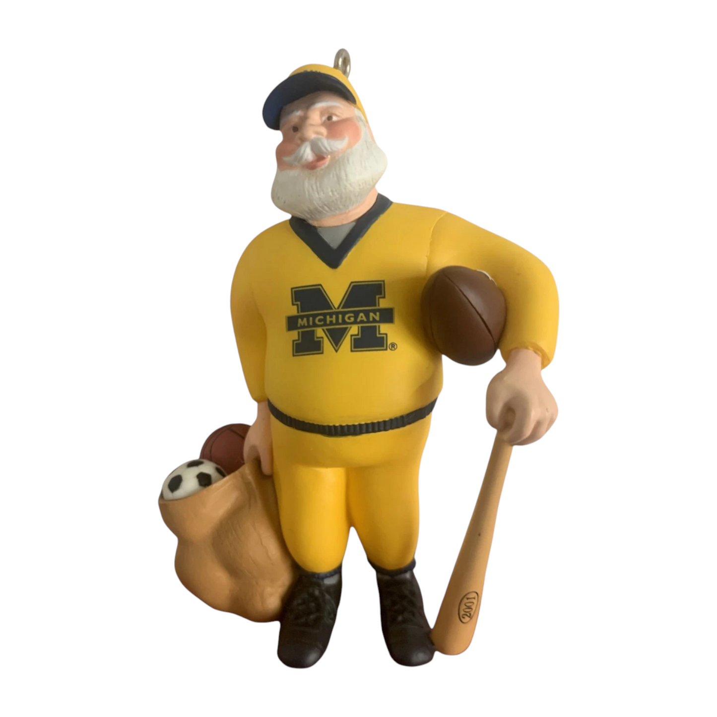 2001 Michigan Wolverines Hallmark Ornament (College Sports) QSR2142