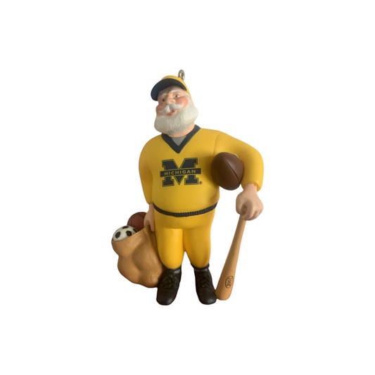 2001 Michigan Wolverines Hallmark Ornament (College Sports) QSR2142