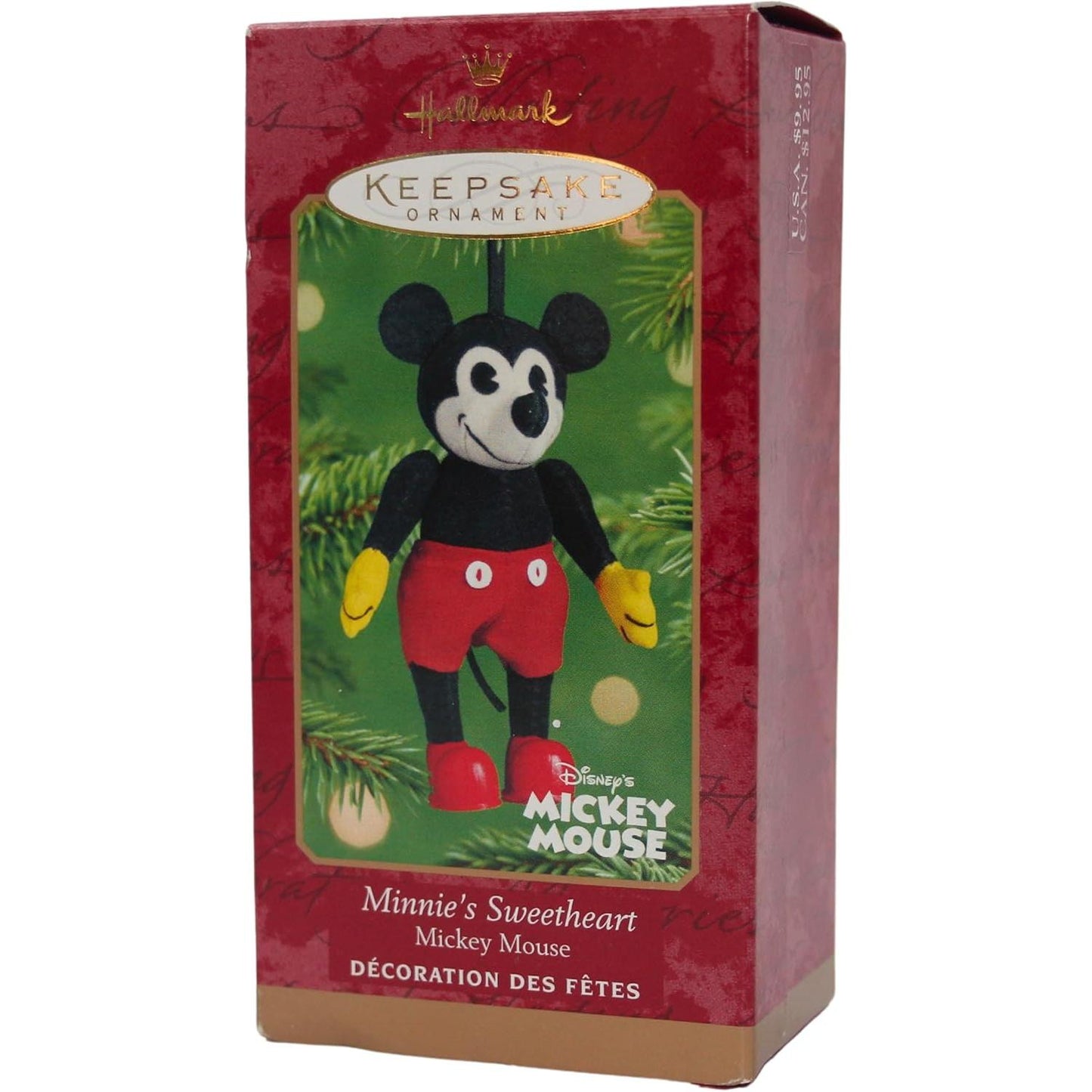 2001 Minnie's Sweetheart Hallmark Ornament (Mickey Mouse & Friends) QXD4195