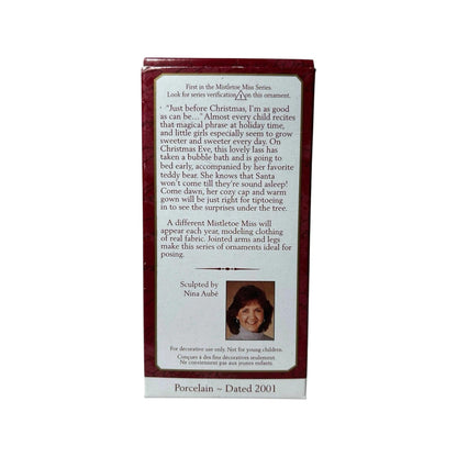 2001 Mistletoe Miss Hallmark Ornament (Mistletoe Miss) QX8092 Image9