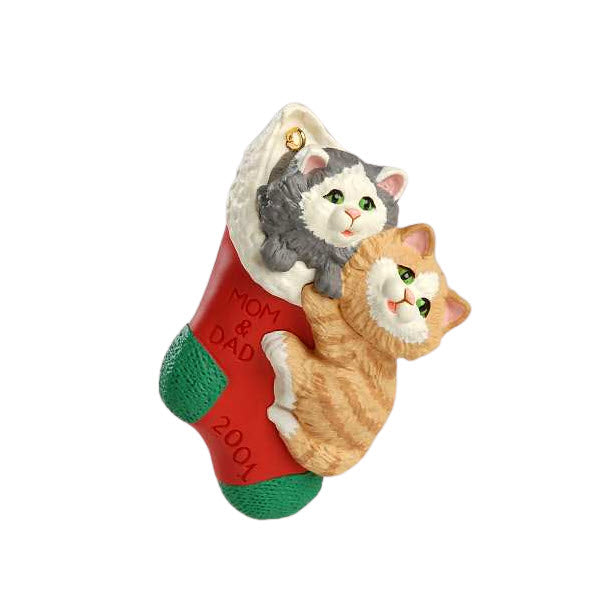 2001 Mom and Dad Hallmark Ornament (Kitten) QX8462