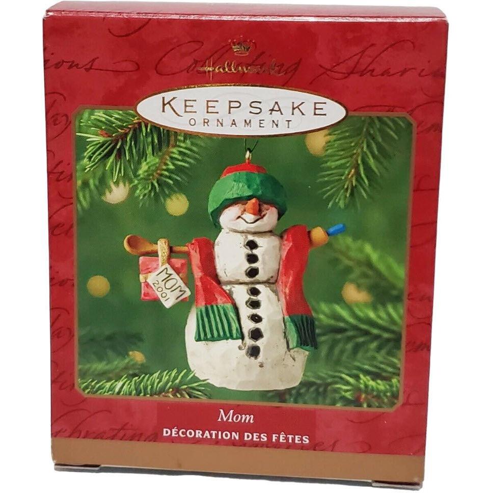 2001 Mom Hallmark Ornament (Snowmen) QX8415