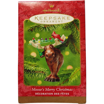 2001 Moose's Merry Christmas Hallmark Ornament (Moose) QX8835