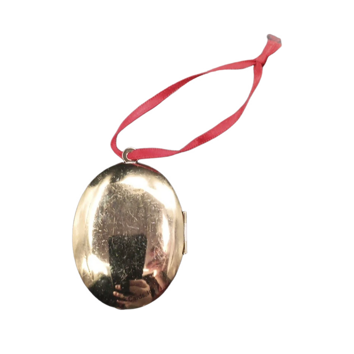 2001 Mother and Daughter Locket Hallmark Ornament (Photo Holder) QX6962 Image4