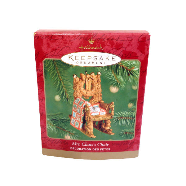 2001 Mrs. Claus's Chair Hallmark Ornament (Mrs. Claus) QX6955