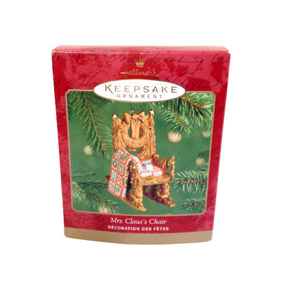2001 Mrs. Claus's Chair Hallmark Ornament (Mrs. Claus) QX6955