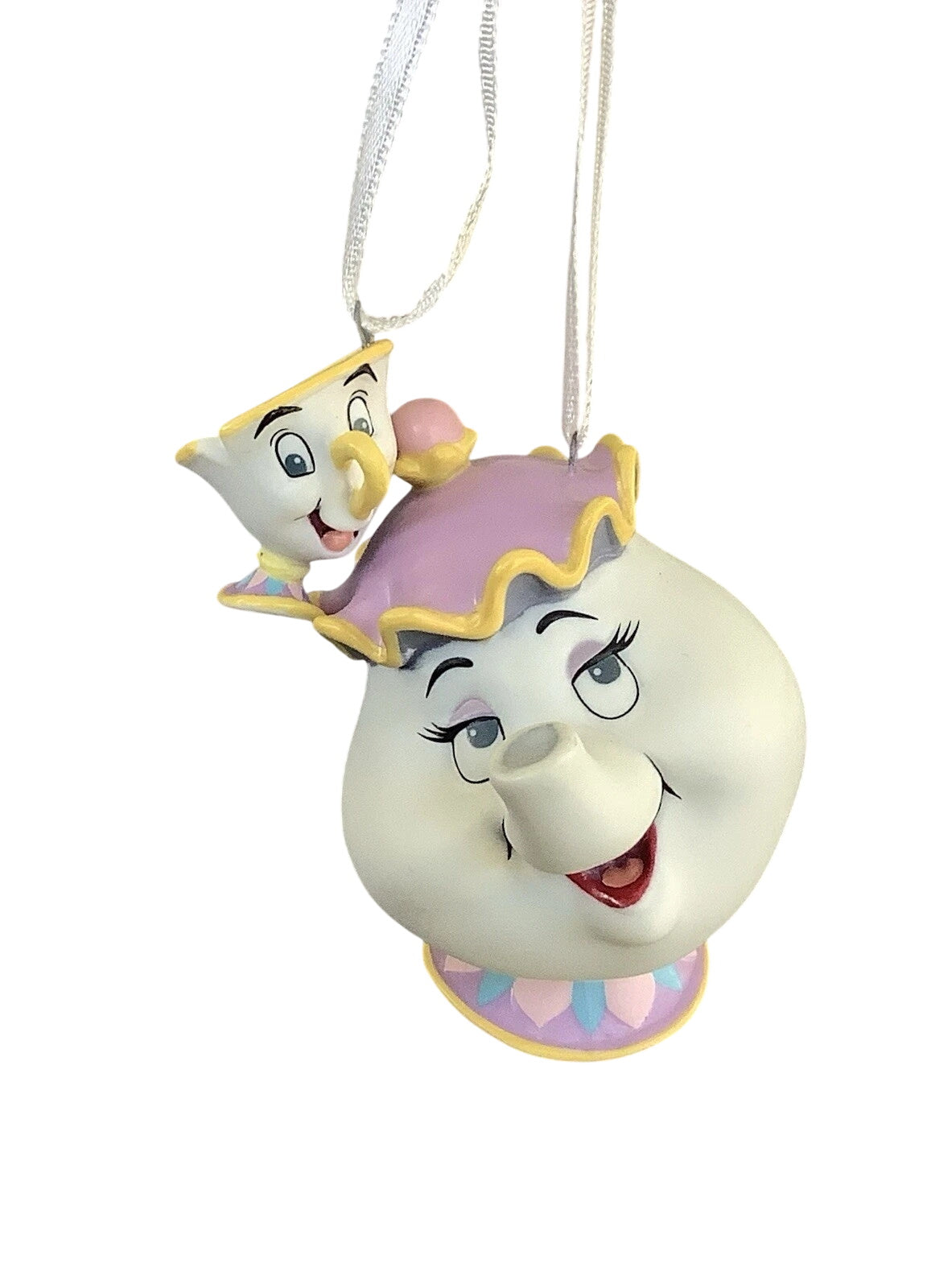 2001 Mrs. Potts and Chip Hallmark Ornament (Beauty and the Beast) QXD4165
