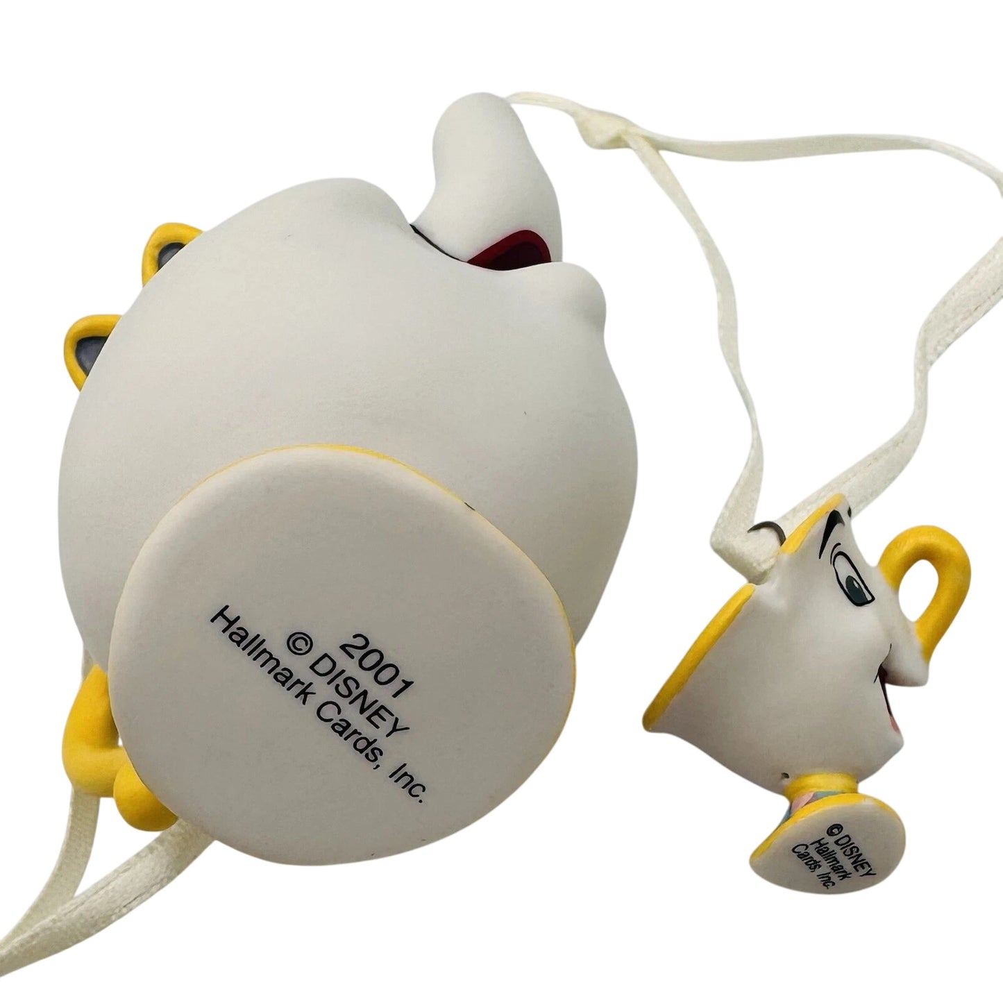 2001 Mrs. Potts and Chip Hallmark Ornament (Beauty and the Beast) QXD4165