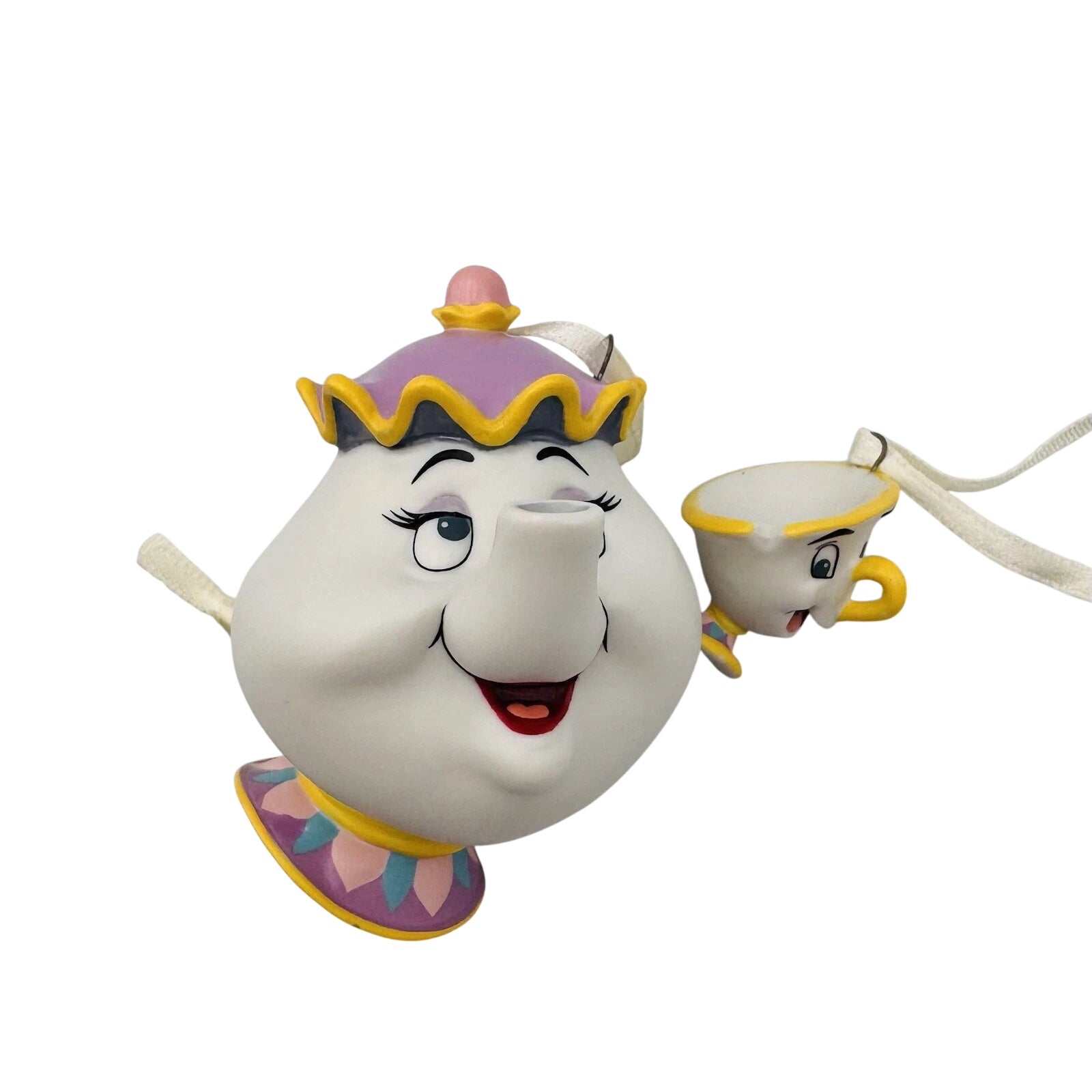 2001 Mrs. Potts and Chip Hallmark Ornament (Beauty and the Beast) QXD4165