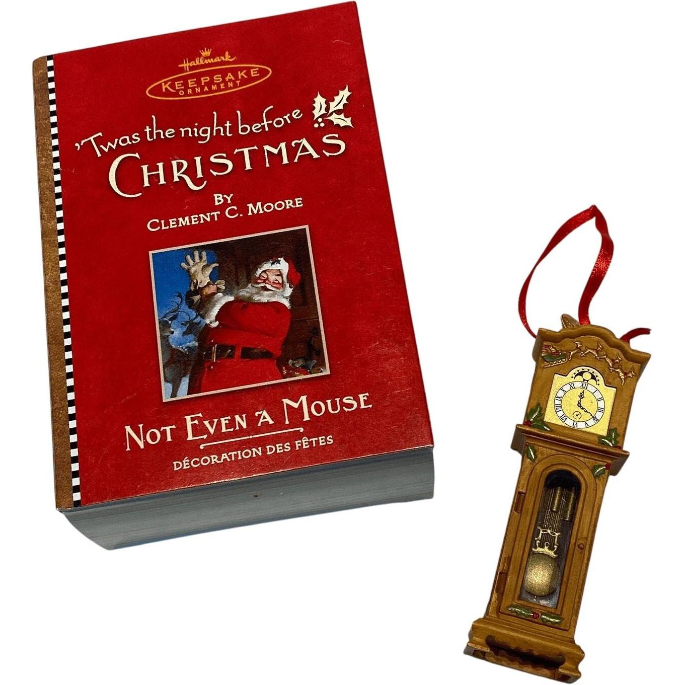2001 Not Even a Mouse Hallmark Ornament (Twas The Night Before Christmas) QRP4482