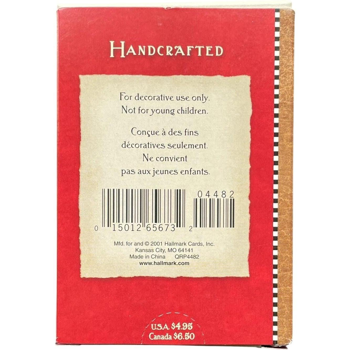 2001 Not Even a Mouse Hallmark Ornament (Twas The Night Before Christmas) QRP4482