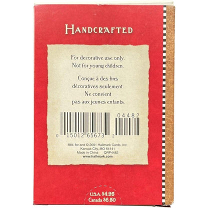 2001 Not Even a Mouse Hallmark Ornament (Twas The Night Before Christmas) QRP4482