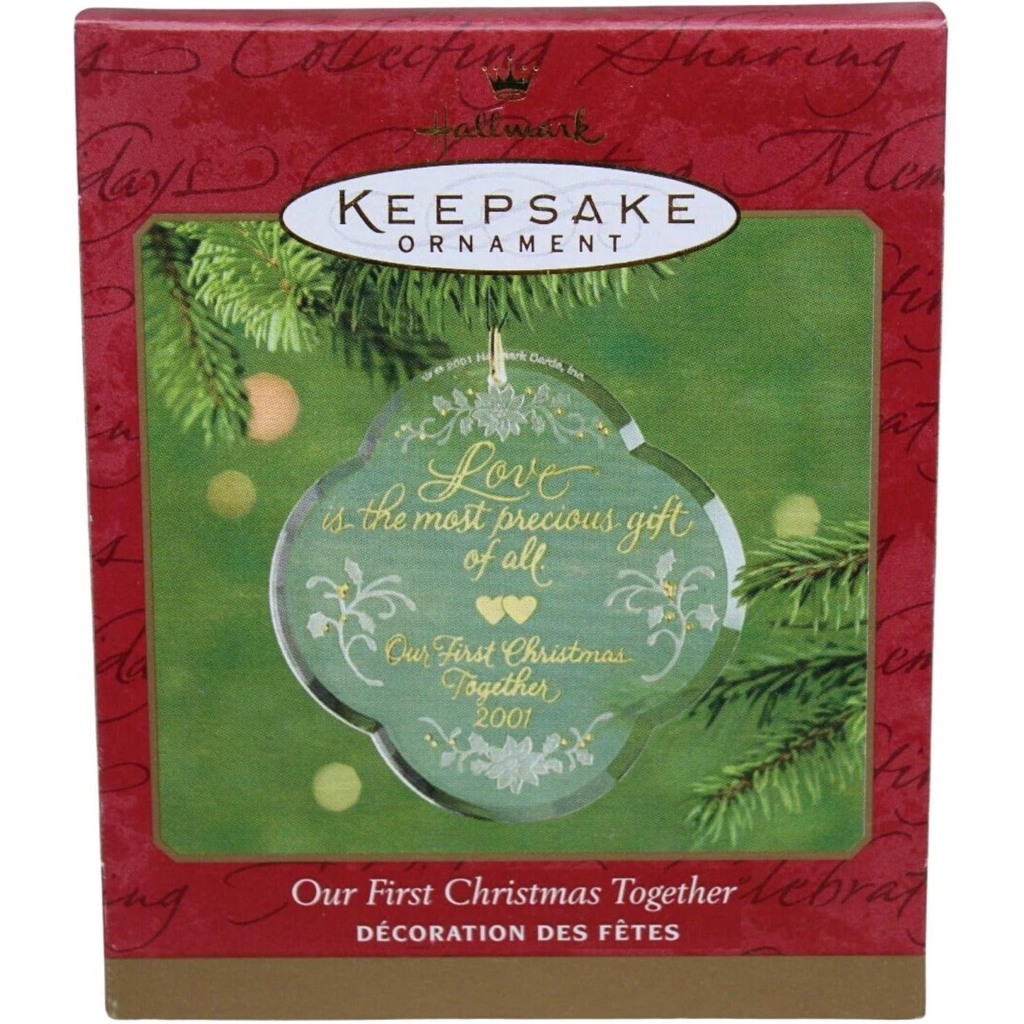 2001 Our First Christmas Together (Acrylic)