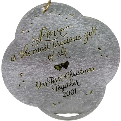 2001 Our First Christmas Together (Acrylic)