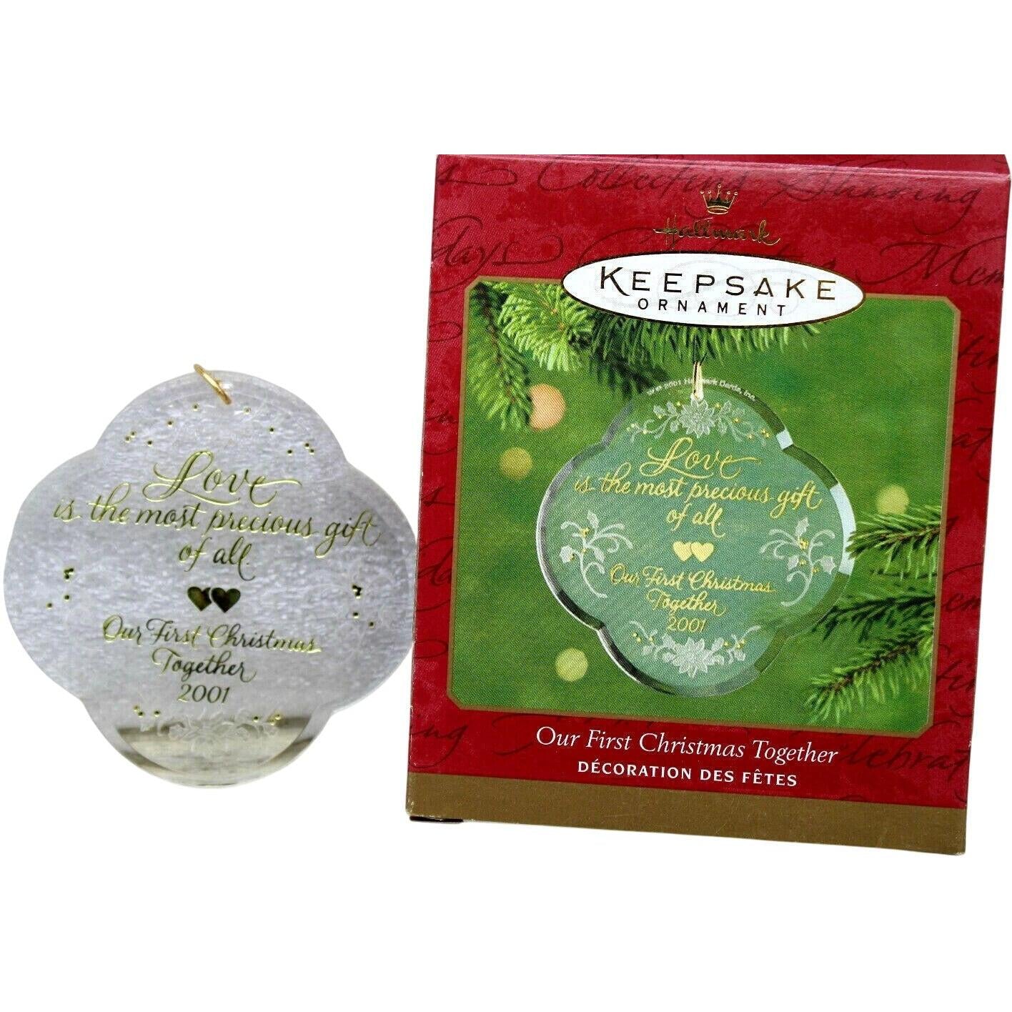 2001 Our First Christmas Together (Acrylic)