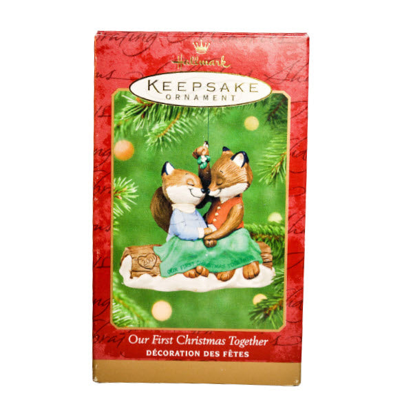 2001 Our First Christmas Together Hallmark Ornament (Fox) QX8405