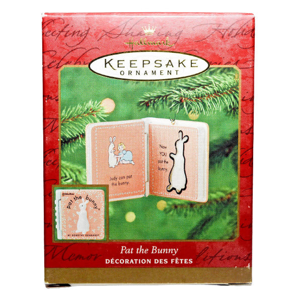 2001 Pat the Bunny Hallmark Ornament (Little Golden Books) QX8582