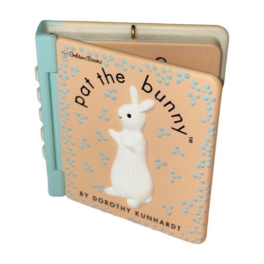 2001 Pat the Bunny Hallmark Ornament (Little Golden Books) QX8582 Image1