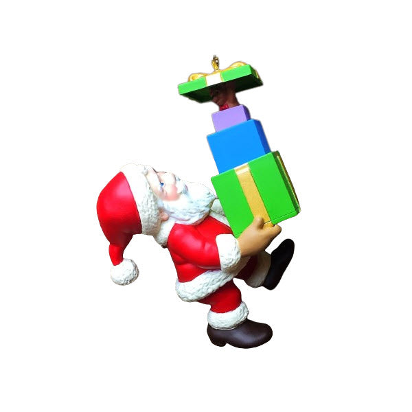 2001 Peek-a-Boo Present Hallmark Ornament (Santa Claus) QX8302