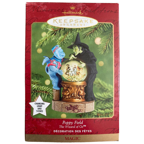 2001 Poppy Field Hallmark Ornament (The Wizard of Oz) QLX7565
