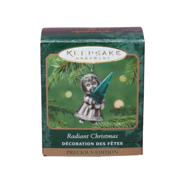 2001 Radiant Christmas Hallmark Ornament (Precious Editions) QXM5342