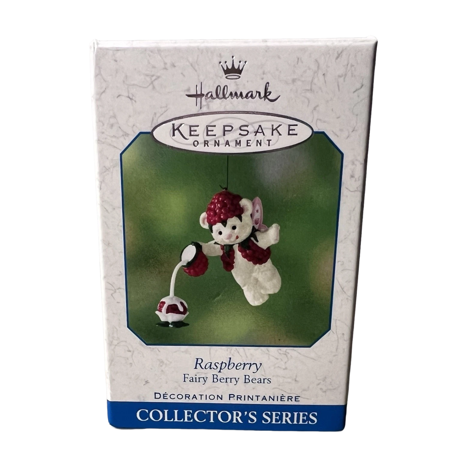 2001 Raspberry Hallmark Ornament (Fairy Berry Bears) QEO8565 Image2