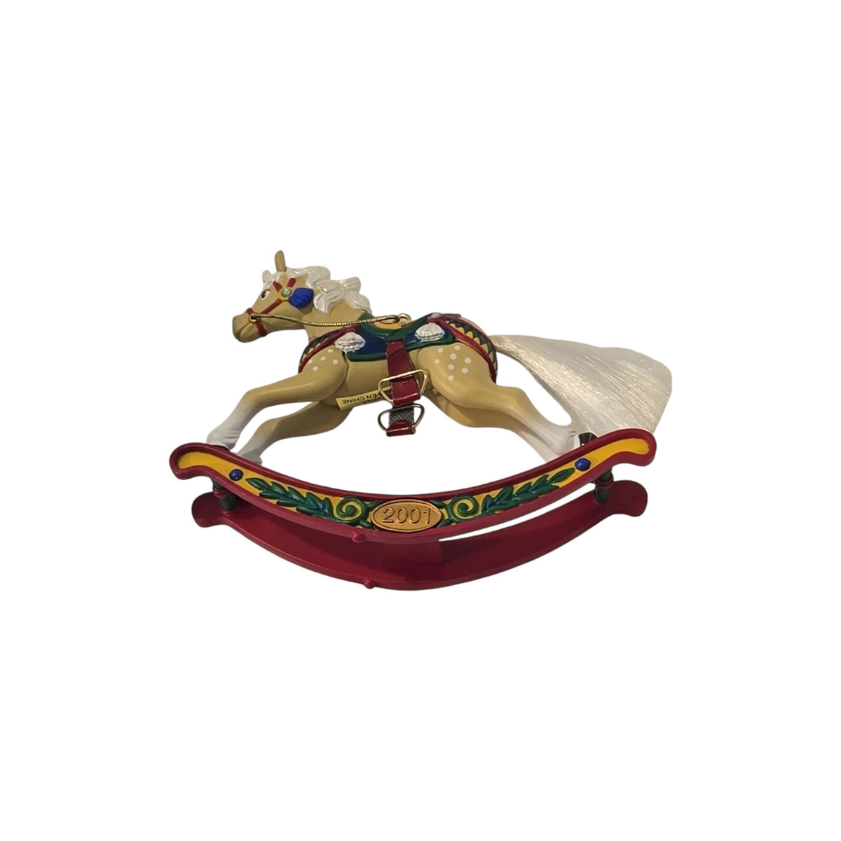2001 Rocking Horse Fun (Rocking Horse) Carlton Cards Heirloom Ornament CXOR-109E Image4