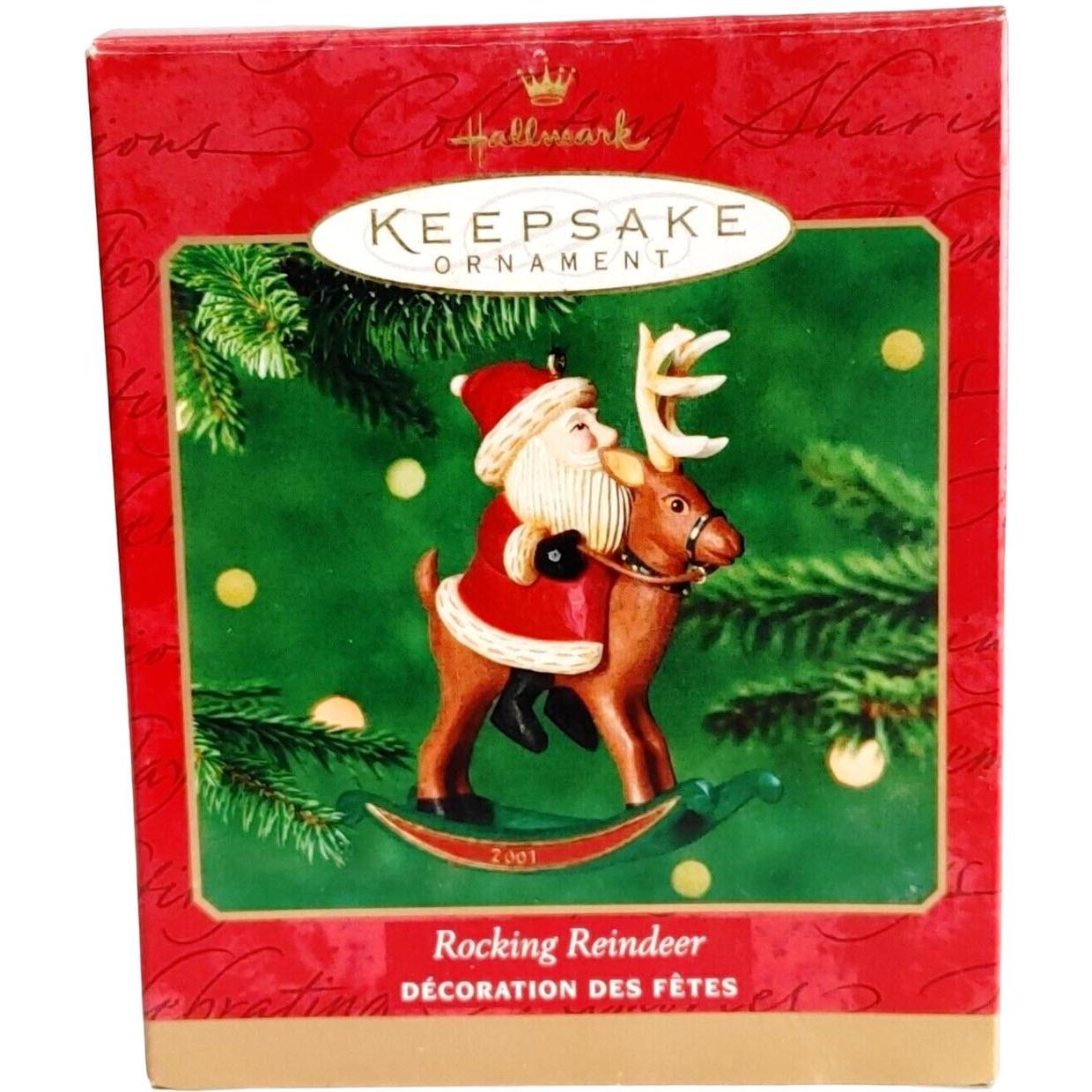 2001 Rocking Reindeer Hallmark Ornament (Reindeer) QX8261