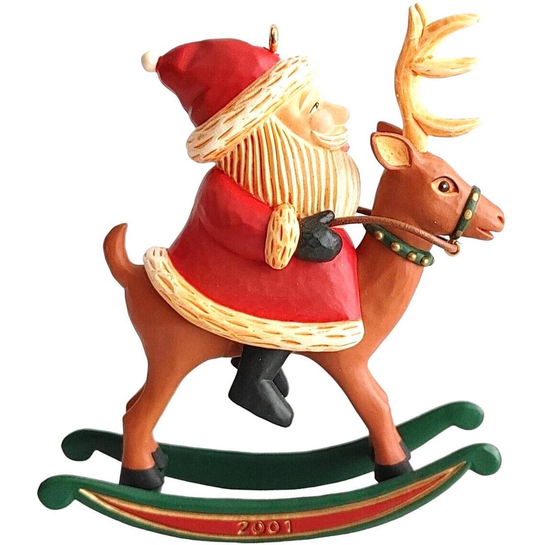 2001 Rocking Reindeer Hallmark Ornament (Reindeer) QX8261