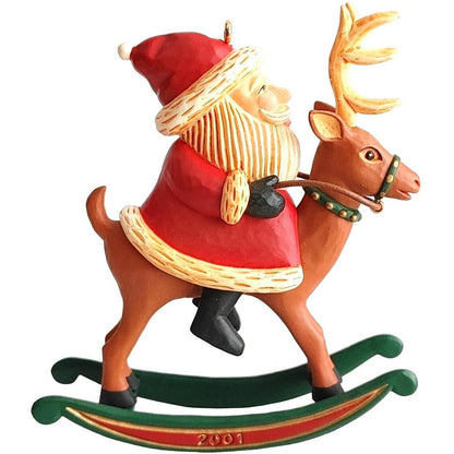 2001 Rocking Reindeer Hallmark Ornament (Reindeer) QX8261