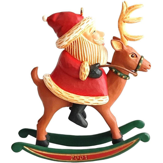 2001 Rocking Reindeer Hallmark Ornament (Reindeer) QX8261
