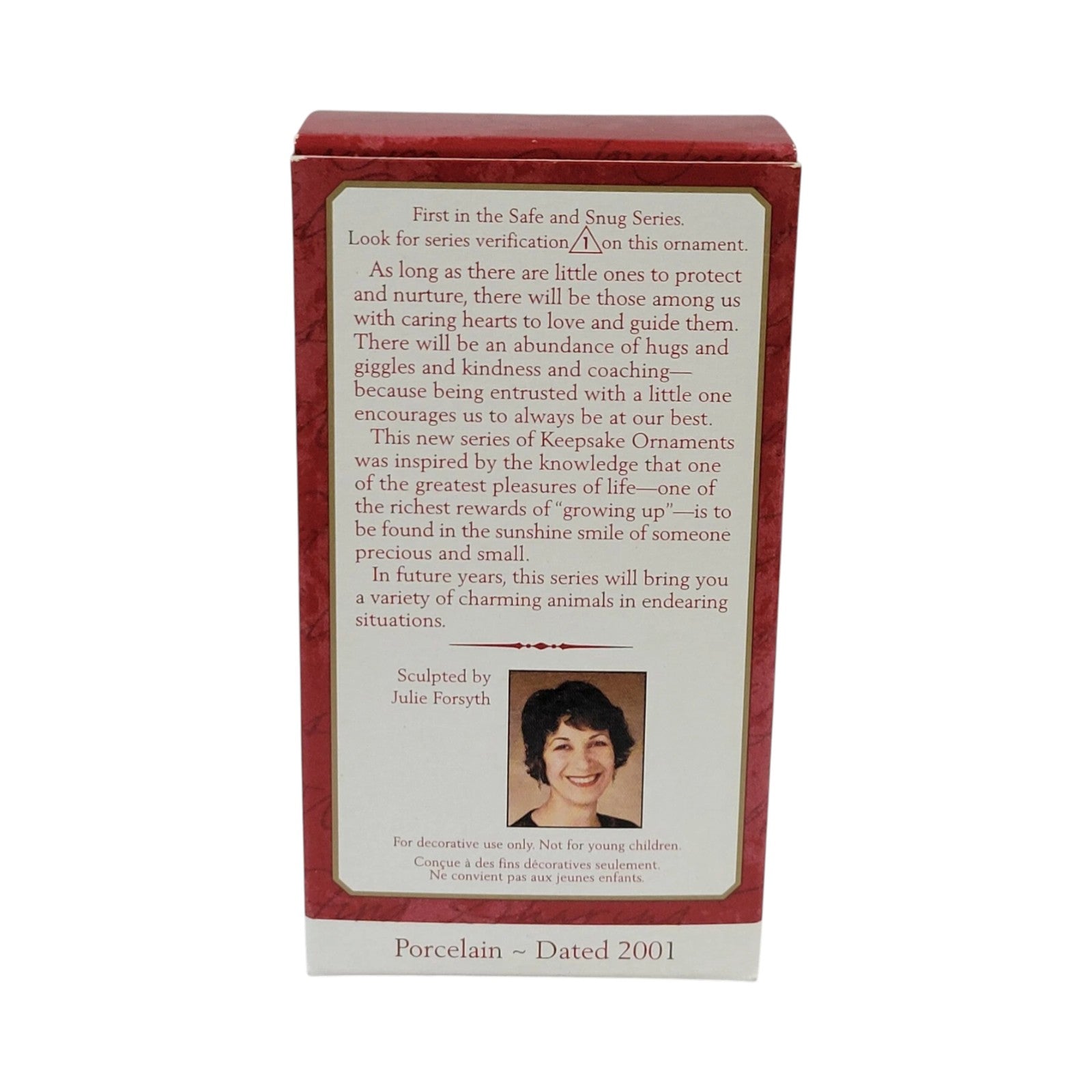 2001 Safe and Snug Hallmark Ornament (Safe and Snug) QX8342 Image5