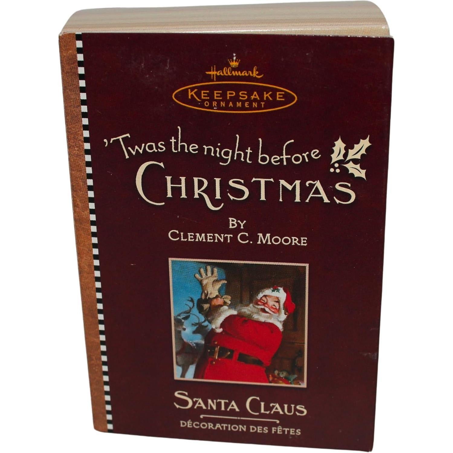 2001 Santa Claus Hallmark Ornament (Twas The Night Before Christmas) QRP4495