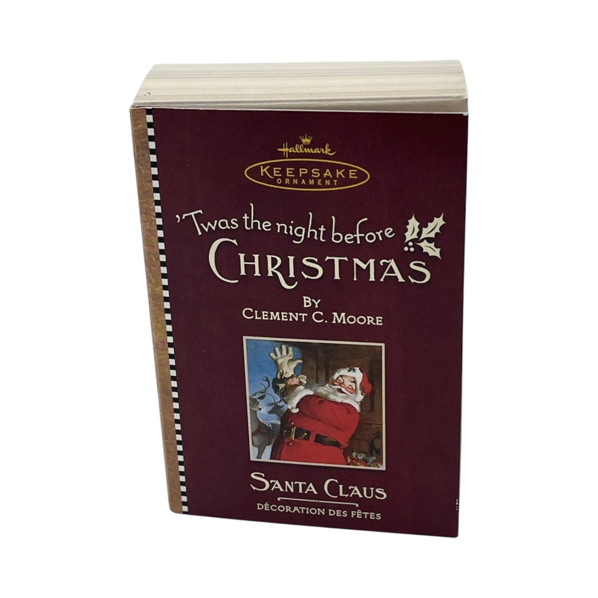 2001 Santa Claus Hallmark Ornament (Twas The Night Before Christmas) QRP4495 Image2