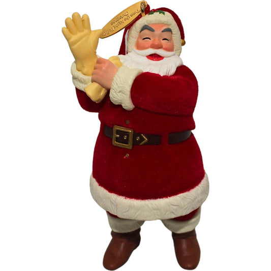 2001 Santa Claus Hallmark Ornament (Twas The Night Before Christmas) QRP4495