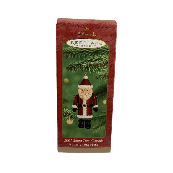 2001 Santa Time Capsule Hallmark Ornament (Santa Claus) QX2802