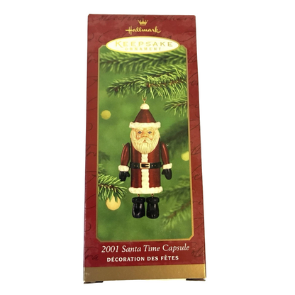 2001 Santa Time Capsule Hallmark Ornament (Santa Claus) QX2802 Image2
